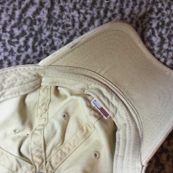 USA Golf Hat with American Flag (Khaki) - Picture 4 of 7